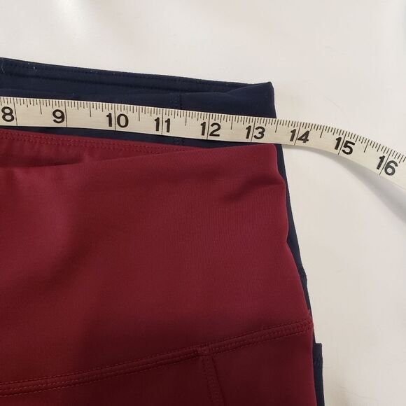 Leggings Rebox and New Balance, Maroon and blue size Medium - Picture 2 of 6